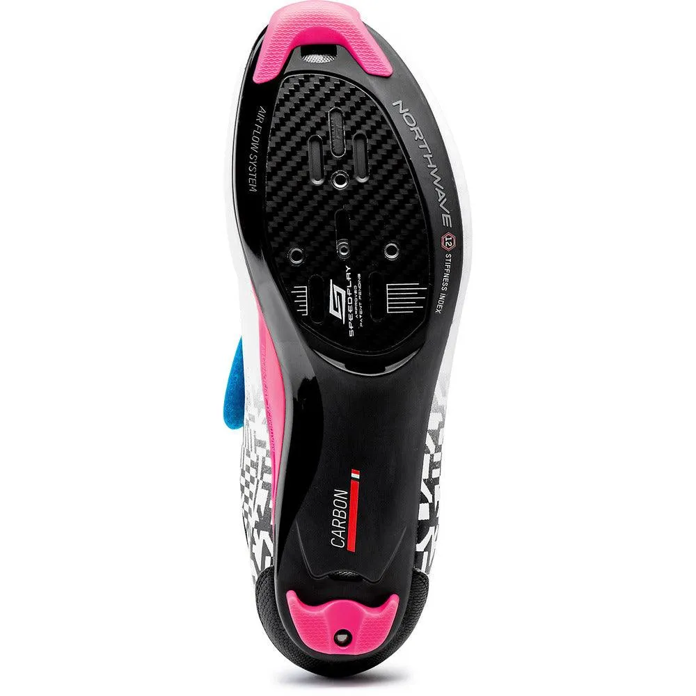 Northwave Tribute 2 Carbon Tri. Shoes (White/Blk/Multi Colour)