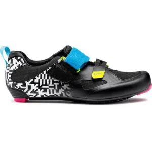 Northwave Tribute 2 Carbon Tri. Shoes (White/Blk/Multi Colour)