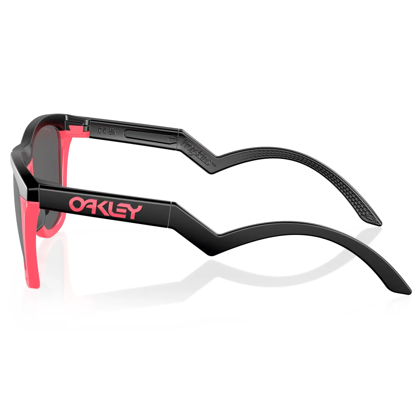 Oakley Frogskins Hybrid sunglasses - Matte black neon pink prizm black