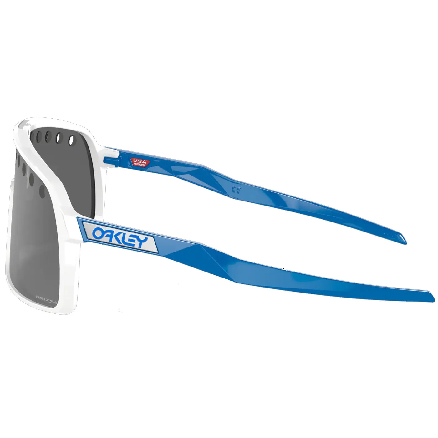 Oakley Sutro Eyeshade Heritage Collection sunglasses -  Polished White Prizm Black