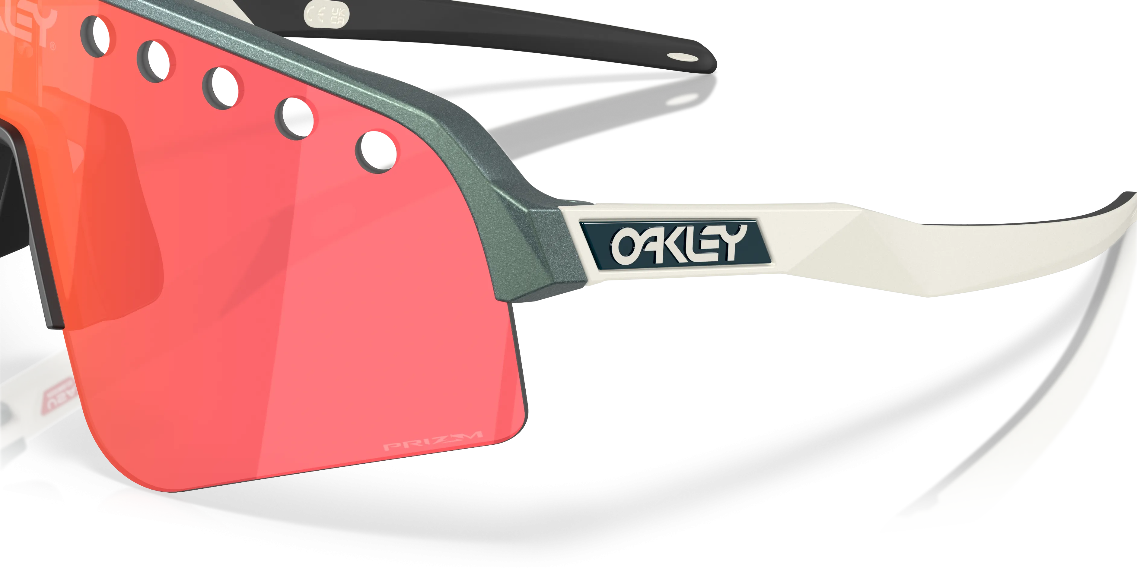 Oakley Sutro Lite Sweep sunglasses - Matte Silver/Blue Colorshift Prizm Trail Torch