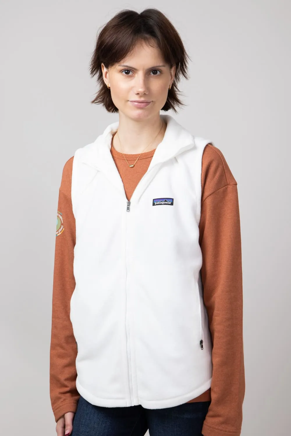 Patagonia Women's Classic Microdini Vest in White | 23175-BCW