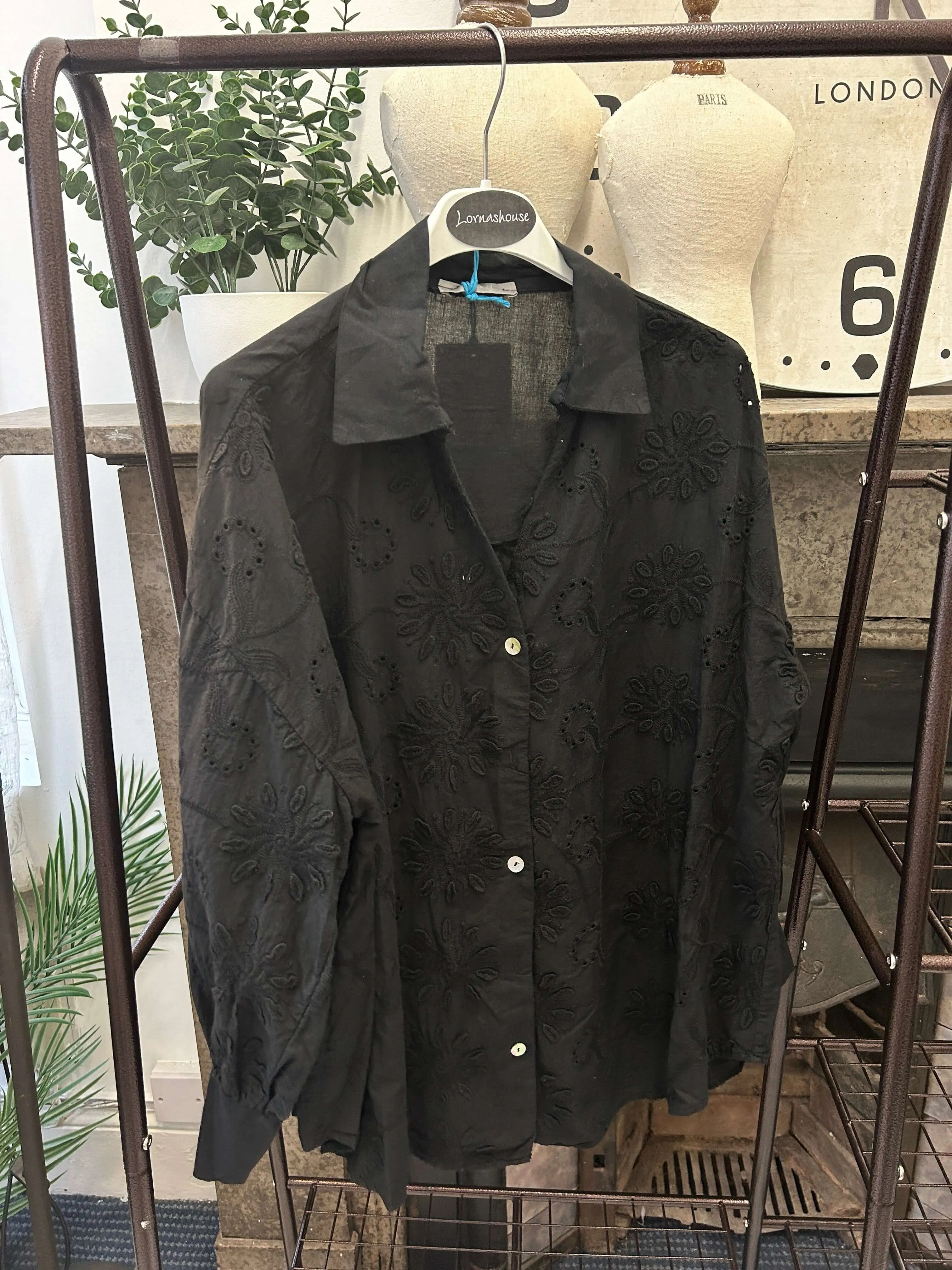 Patricia Embroidered Cotton Shirt