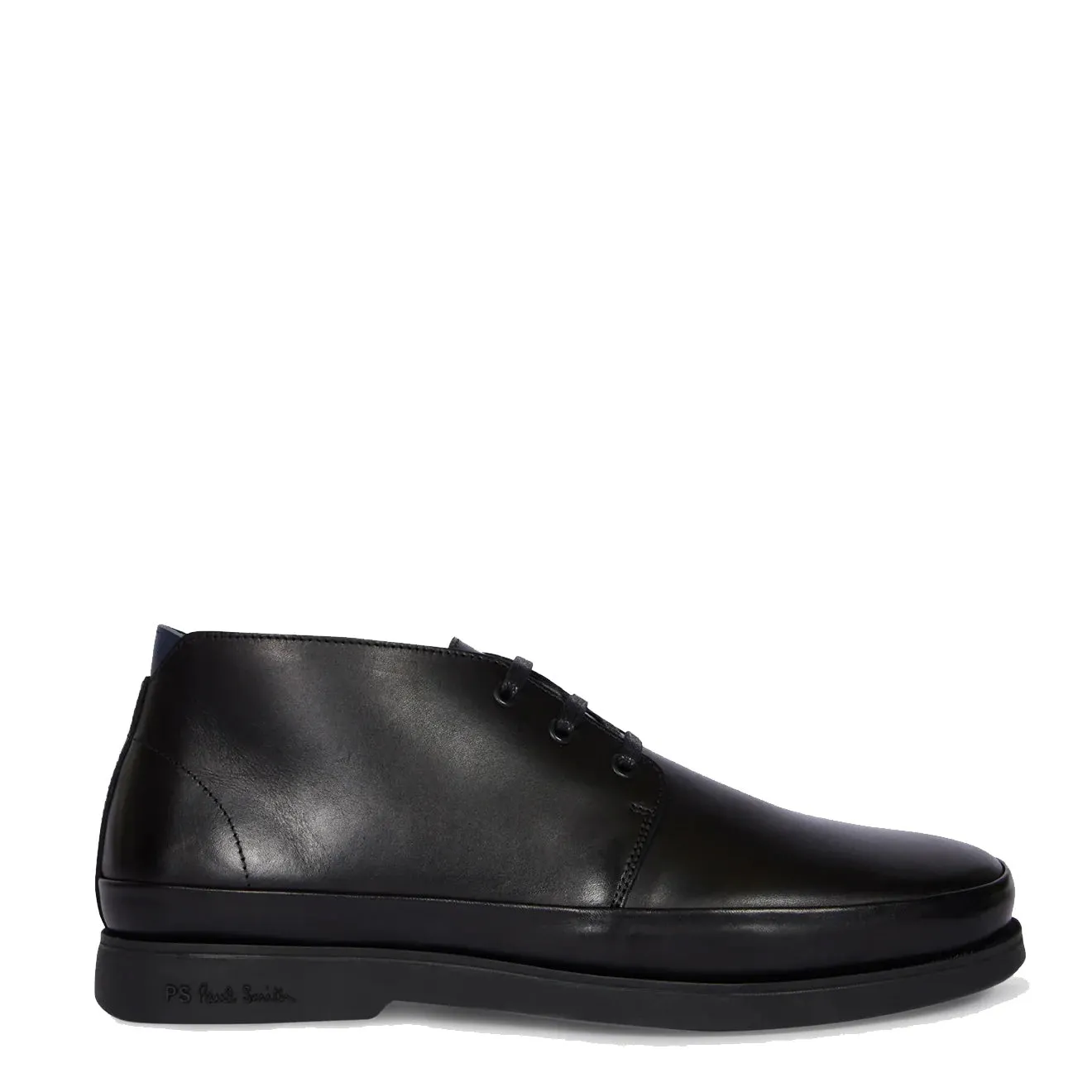 Paul Smith Leather Crane Chukka Boots Black