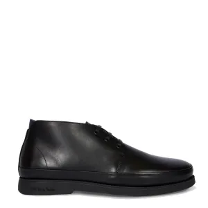 Paul Smith Leather Crane Chukka Boots Black