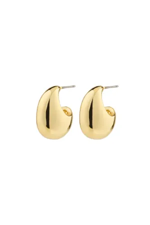 Pilgrim Intent Recycled Earrings Gold Plated