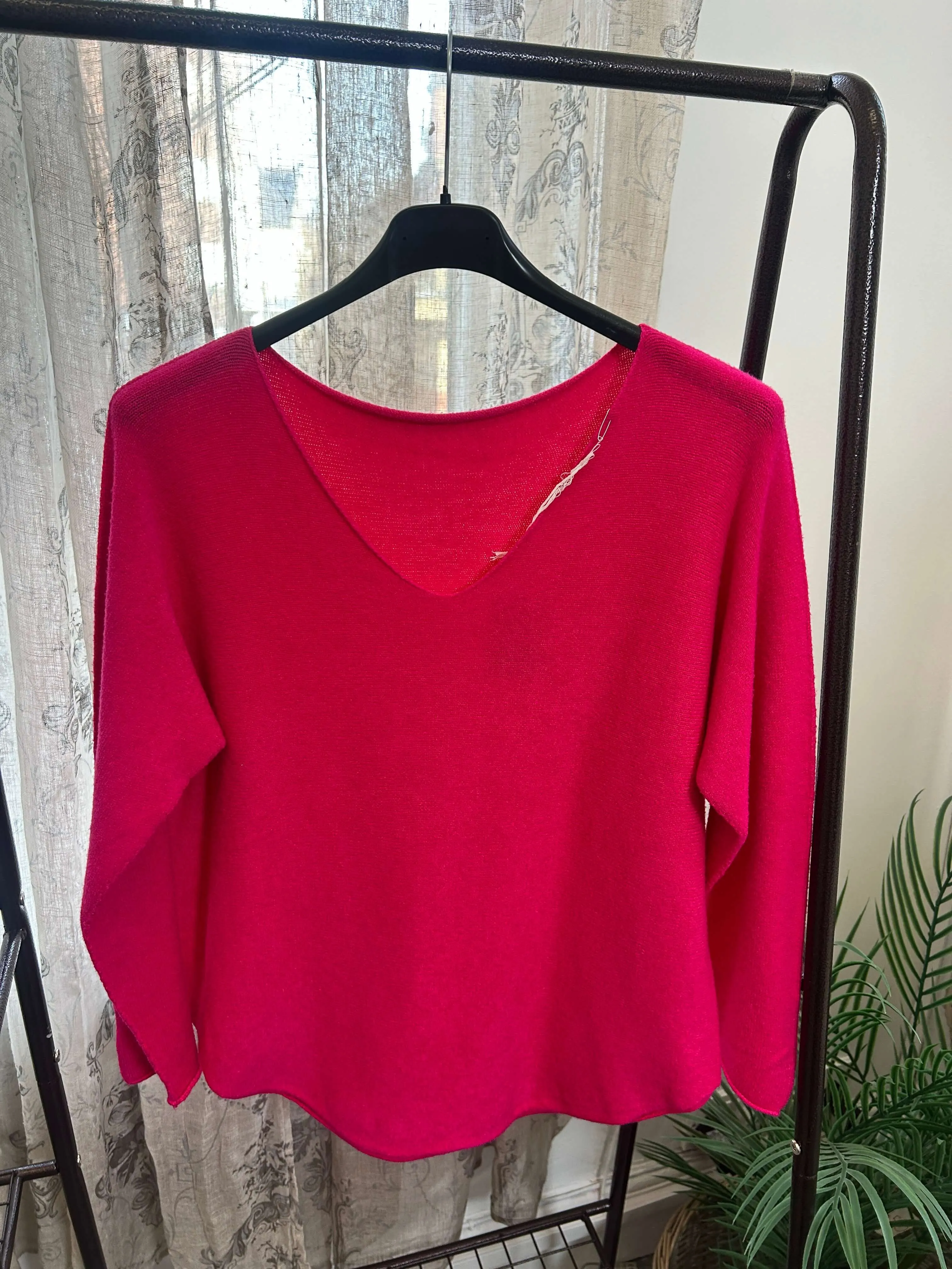 Pippa V Neck Super Soft Knit Jumper