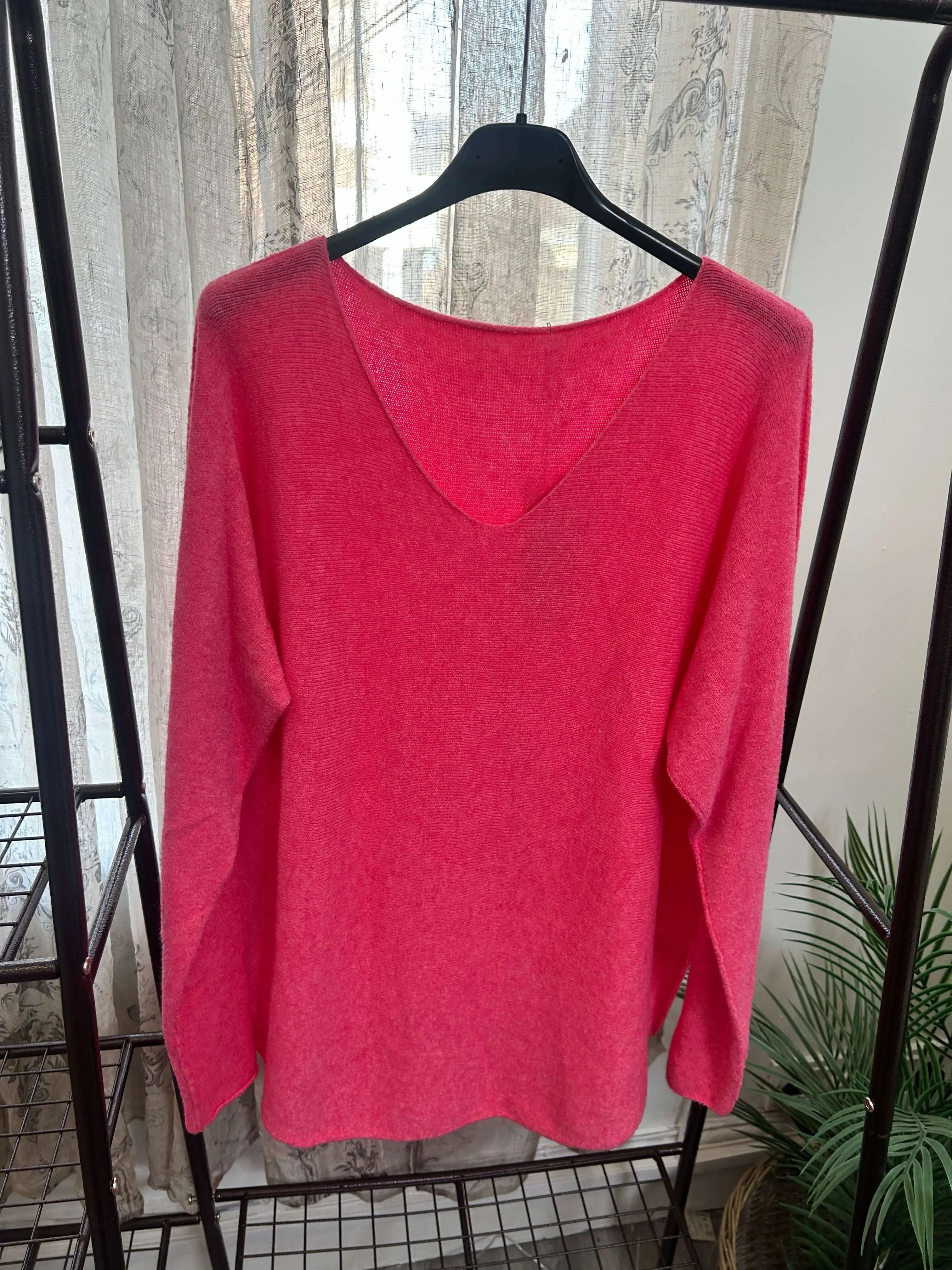 Pippa V Neck Super Soft Knit Jumper