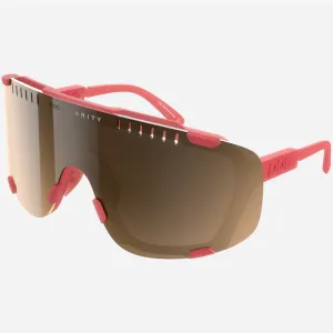 Poc Devour glasses - Ammolite Coral Brown/Silver Mirror