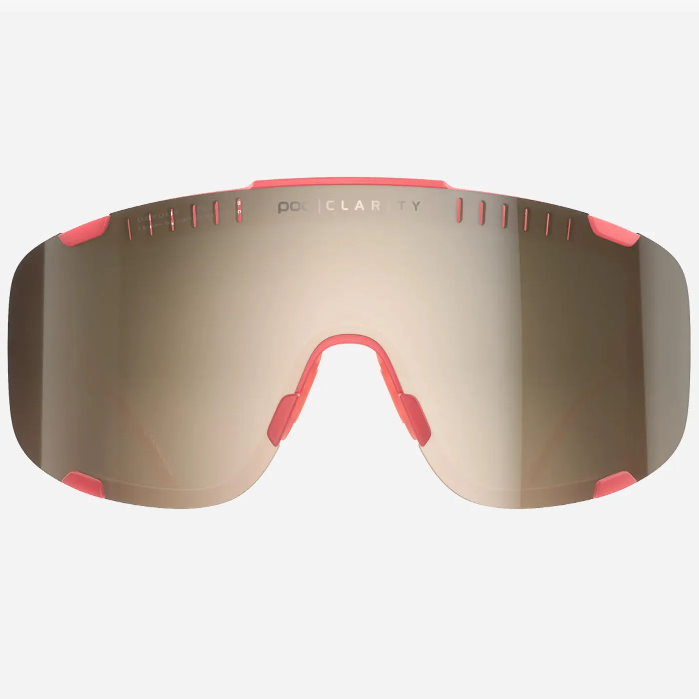 Poc Devour glasses - Ammolite Coral Brown/Silver Mirror