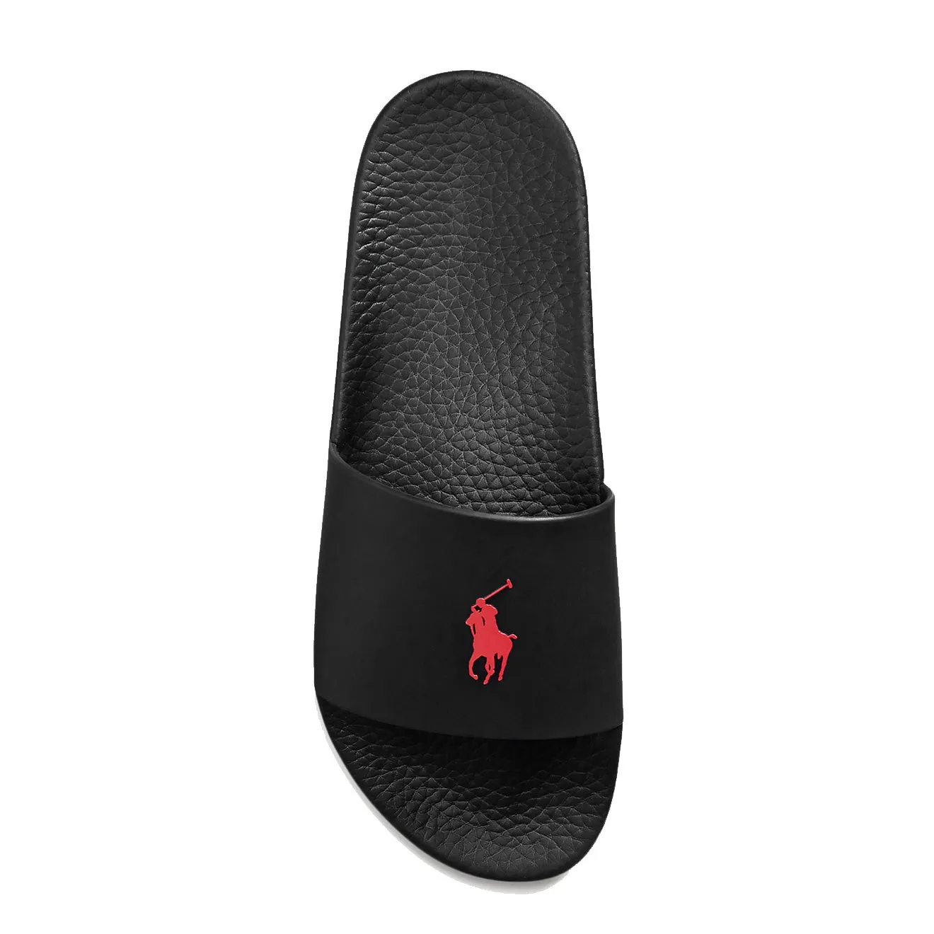 Polo Ralph Lauren Signature Pony Slide Black / Red Pp