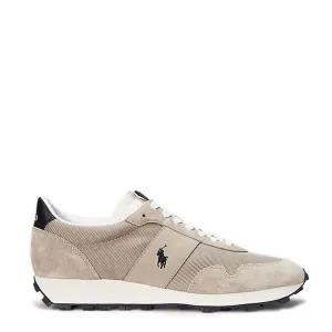 Polo Sport PRL Trail 125 Suede-Panelled Trainer Milkshake / Black