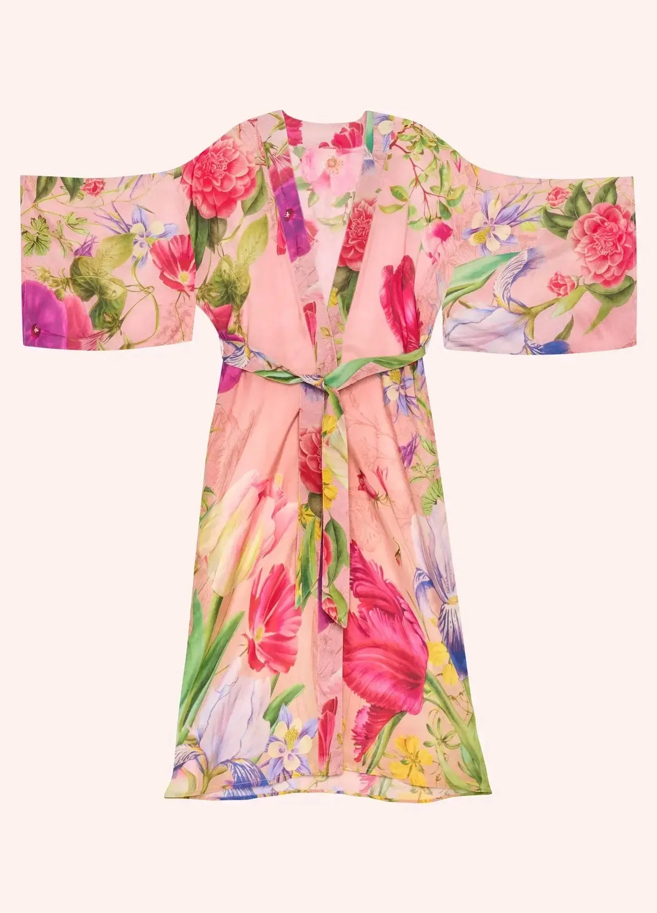 Powder Design Kimono Gown - Floral Study - Petal