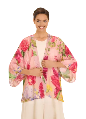 Powder Design Kimono Jacket - Floral Study - Petal