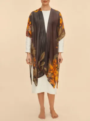 Powder Design Lightweight Wool Wraparound - Botany Bliss