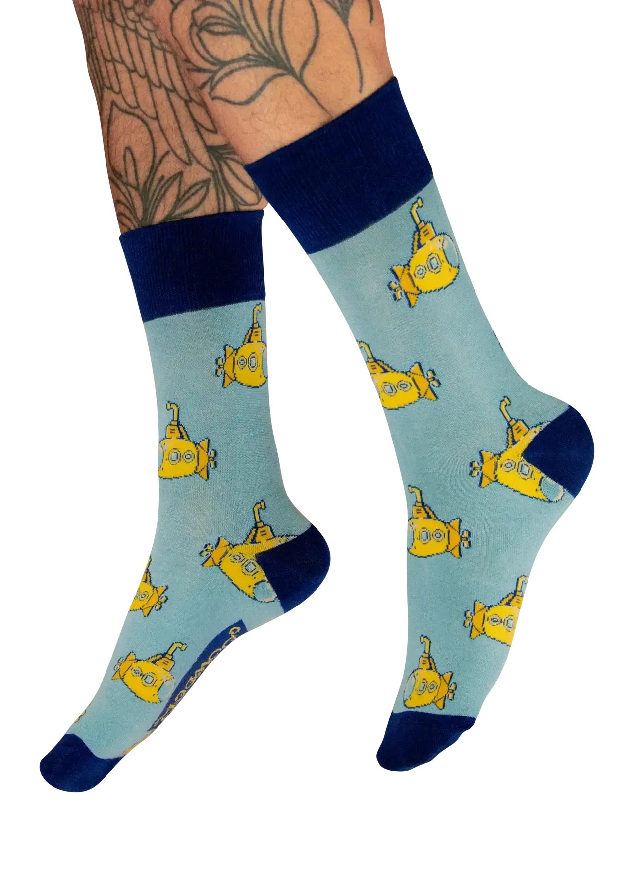 Powder Design Men's Socks - Yellow Submarine in Denim