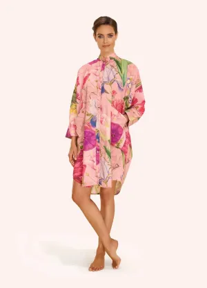 Powder Design Oversized Shirt Dress - Floral Study - Petal