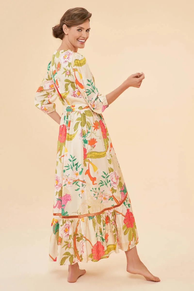 Powder Design Tropical Flora & Fauna Dress, Coconut