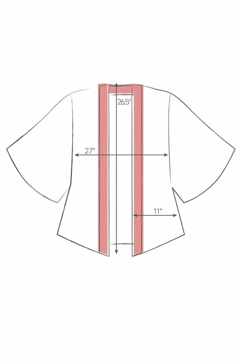 Powder Design Tropical Flora and Fauna Kimono Jacket in Coconut