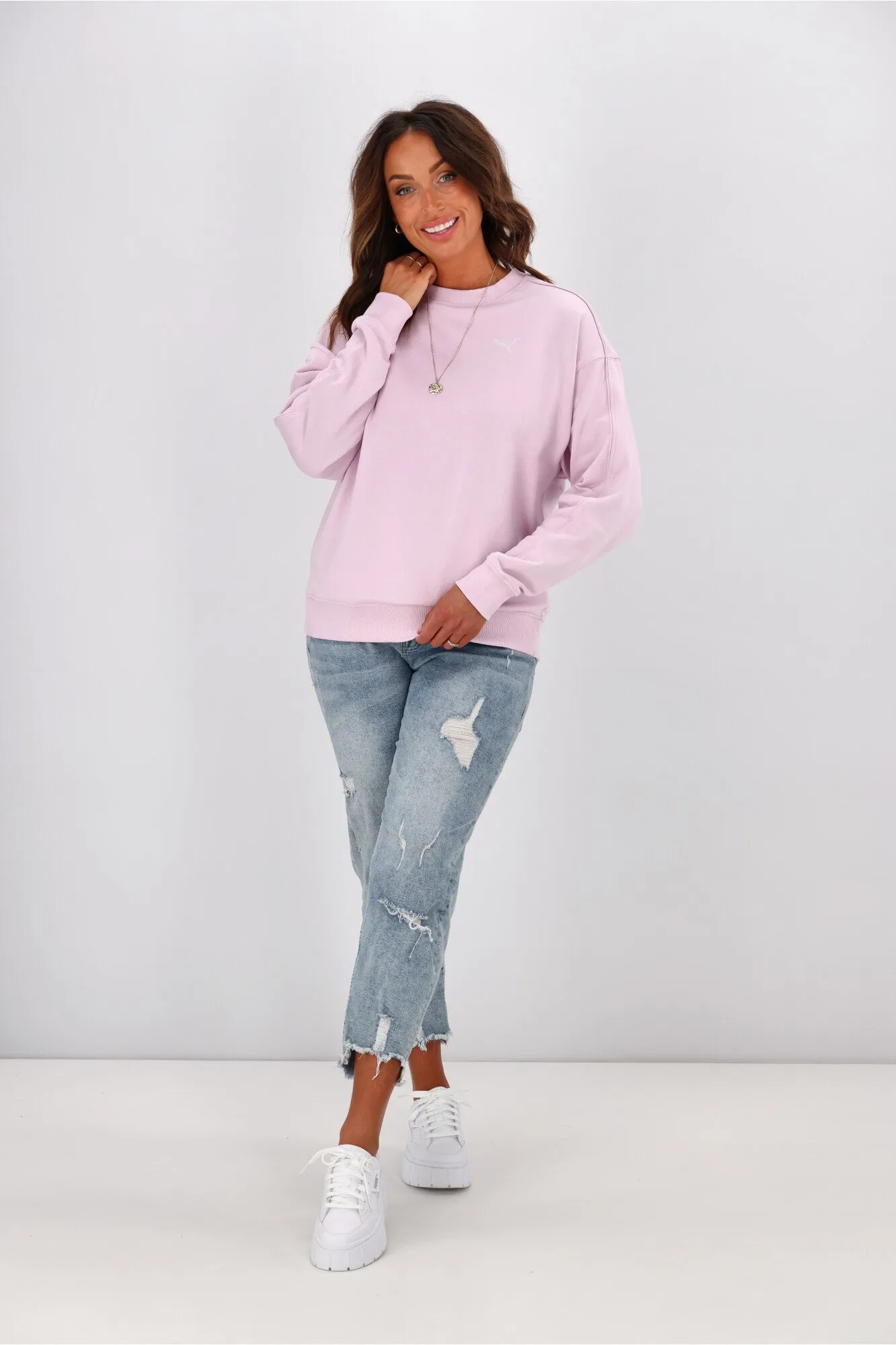 Puma HER Crew Club Grape Mist