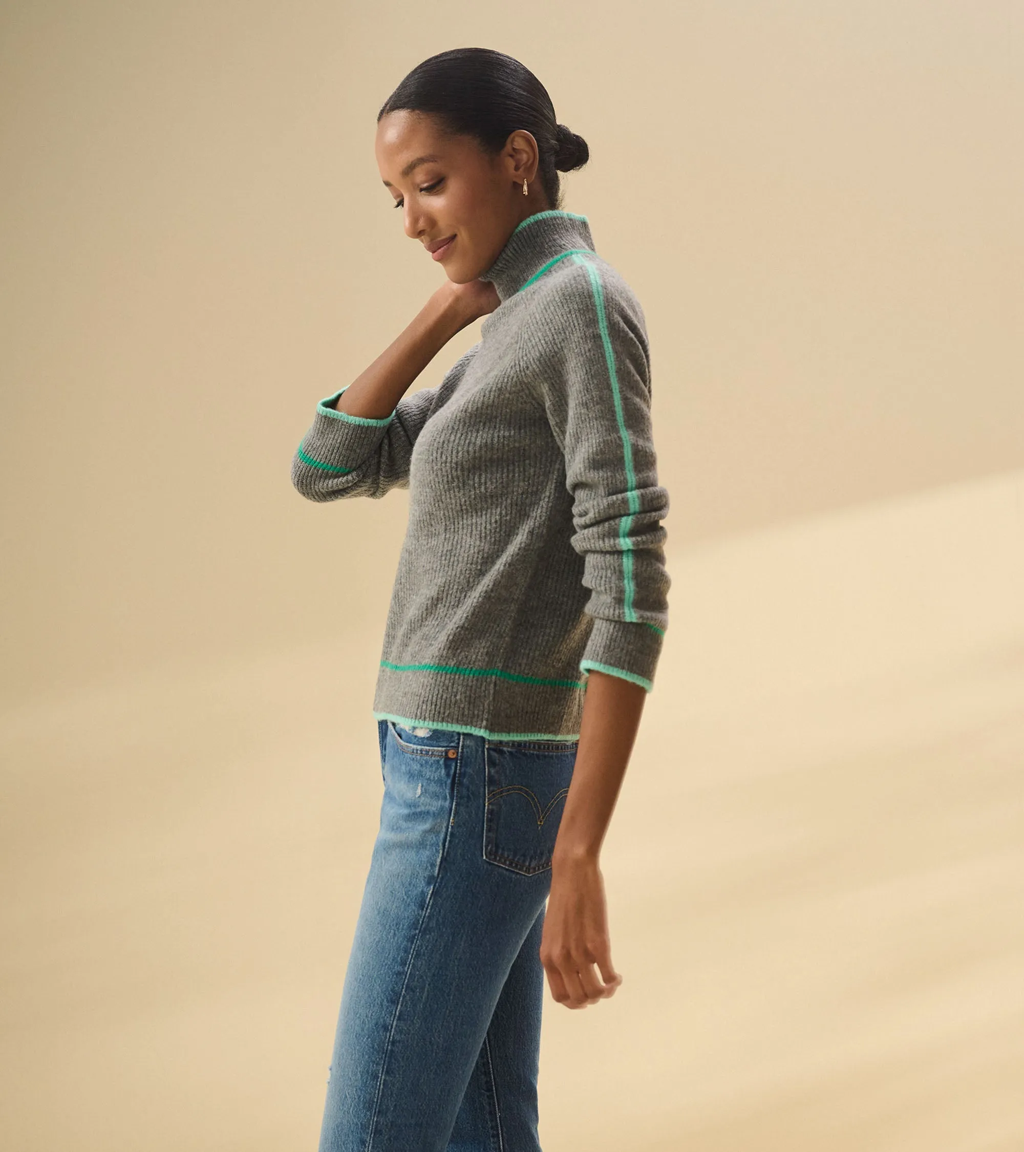 Raglan Pullover - Charcoal Heather -Hatley