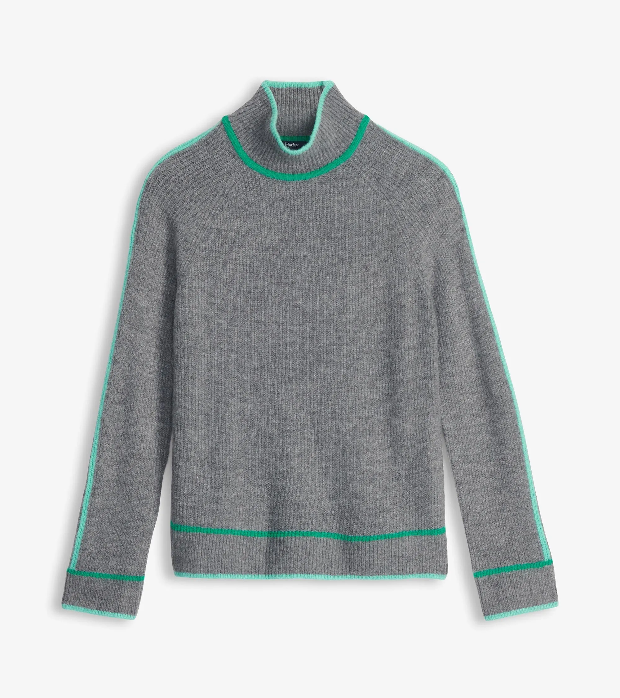 Raglan Pullover - Charcoal Heather -Hatley