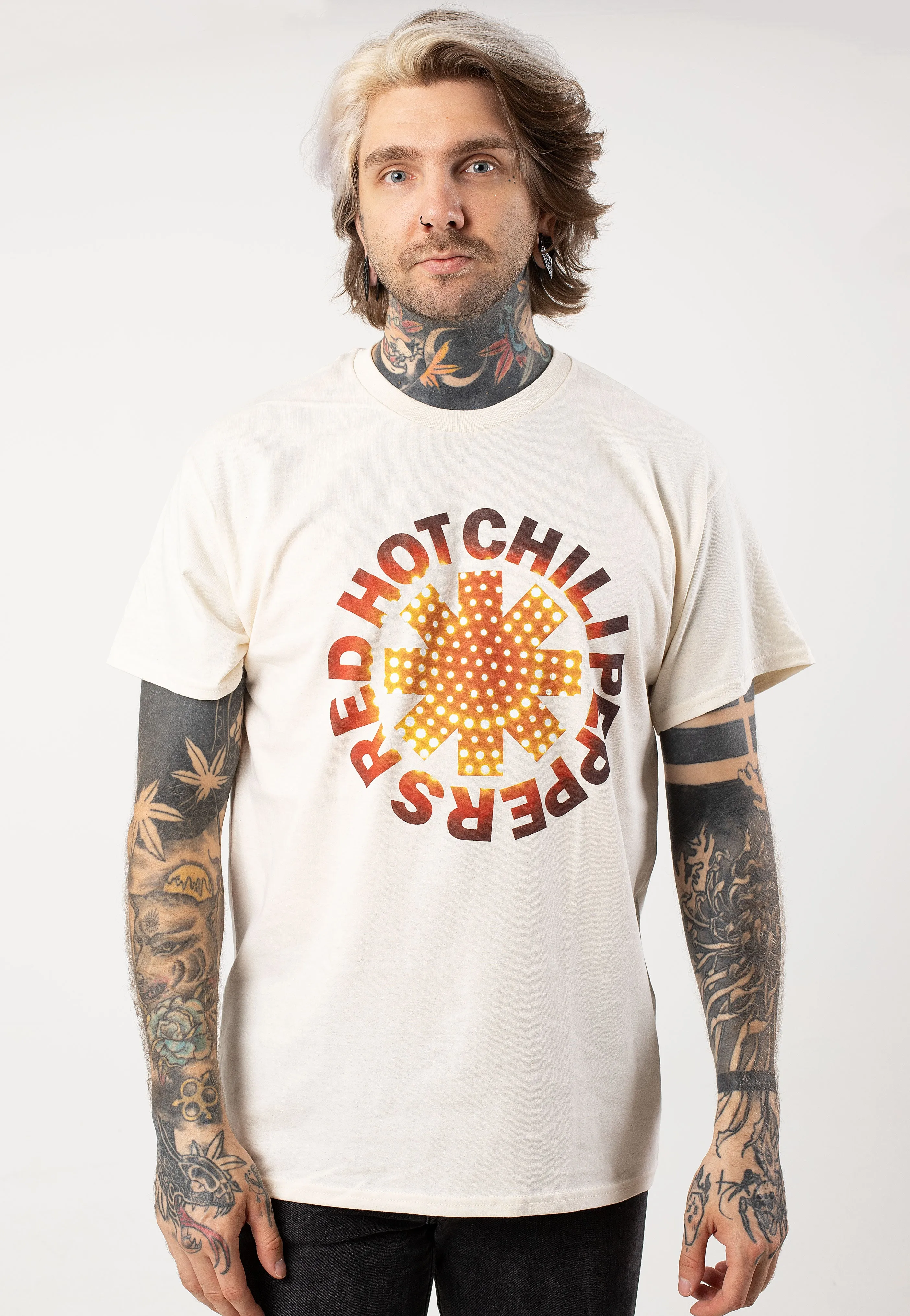 Red Hot Chili Peppers - Asterisk Light Cream - T-Shirt
