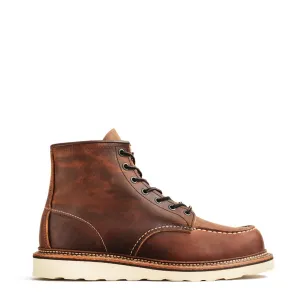 Red Wing Classic 6 Inch Moc Toe Boots Copper Rough and Tough
