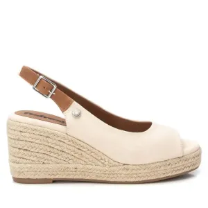 Refresh - Beige Canvas Ladies Sandals