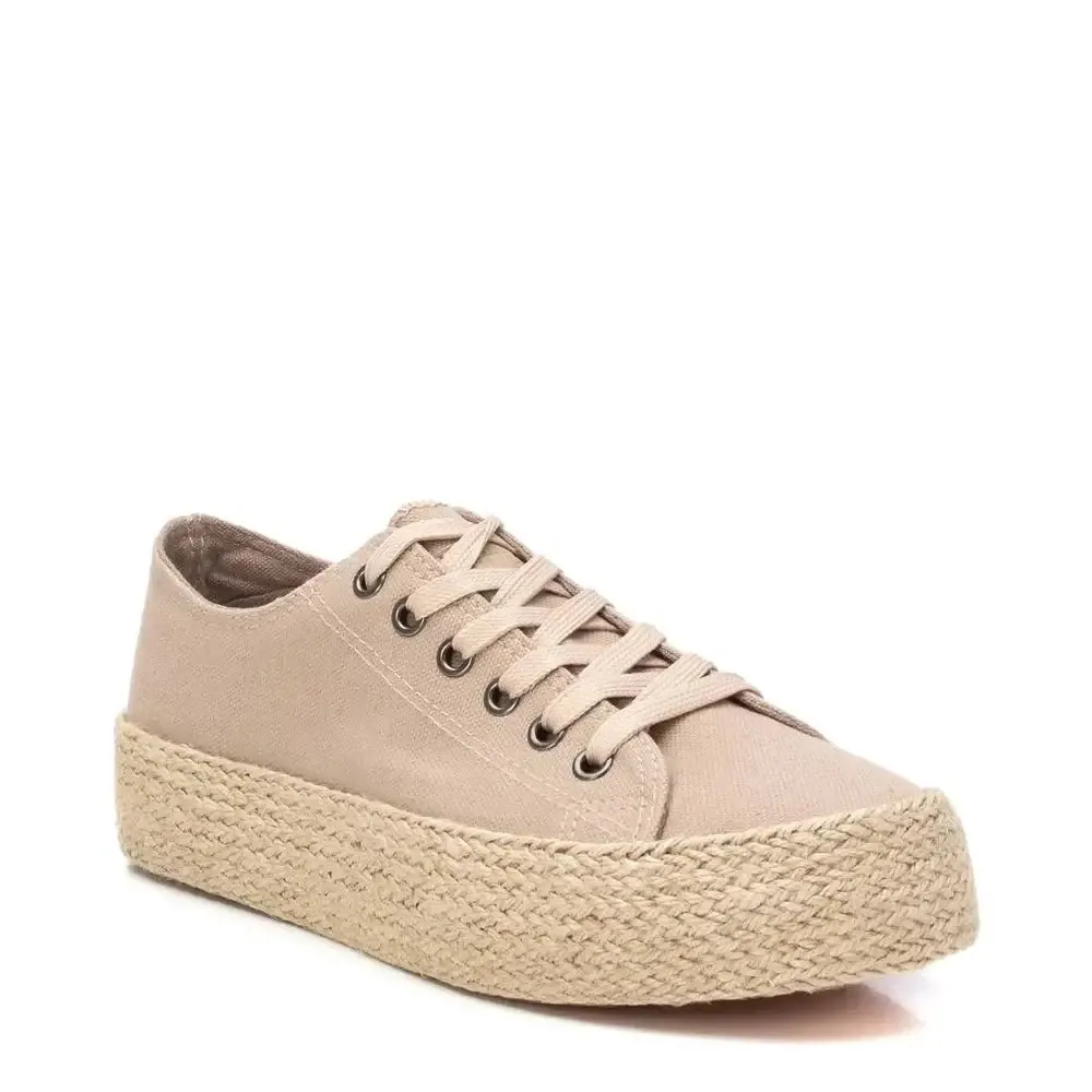 Refresh - Taupe Canvas Ladies Shoes