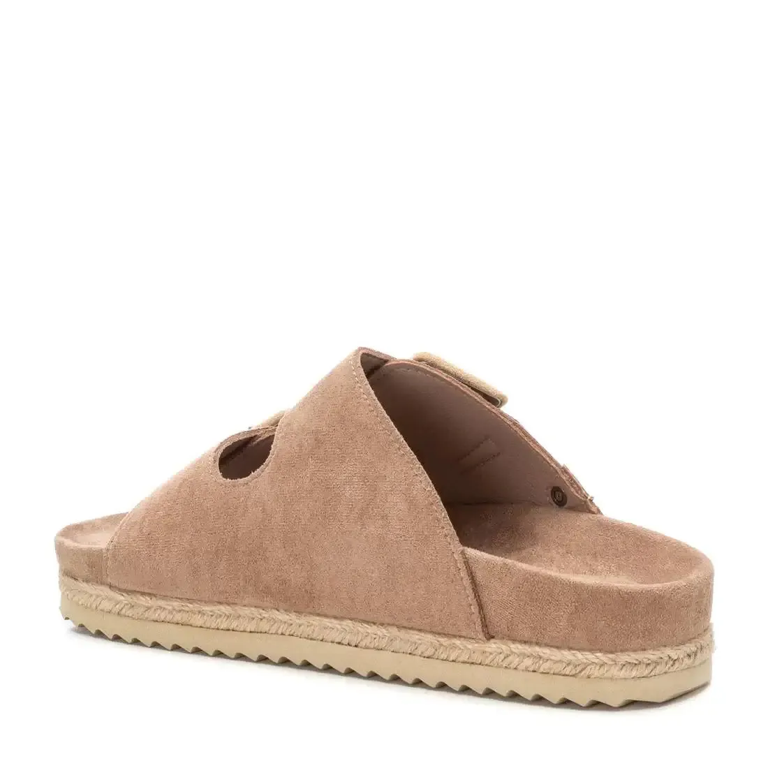 Refresh - Taupe Microfiber Ladies Sandals
