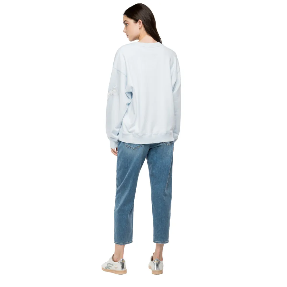 Replay Women's Crewneck Cotton  Sweatshirt