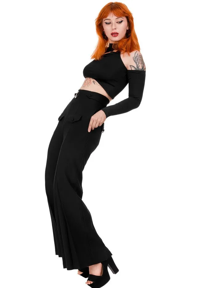 Restyle - Asymmetric Crop Black - Top