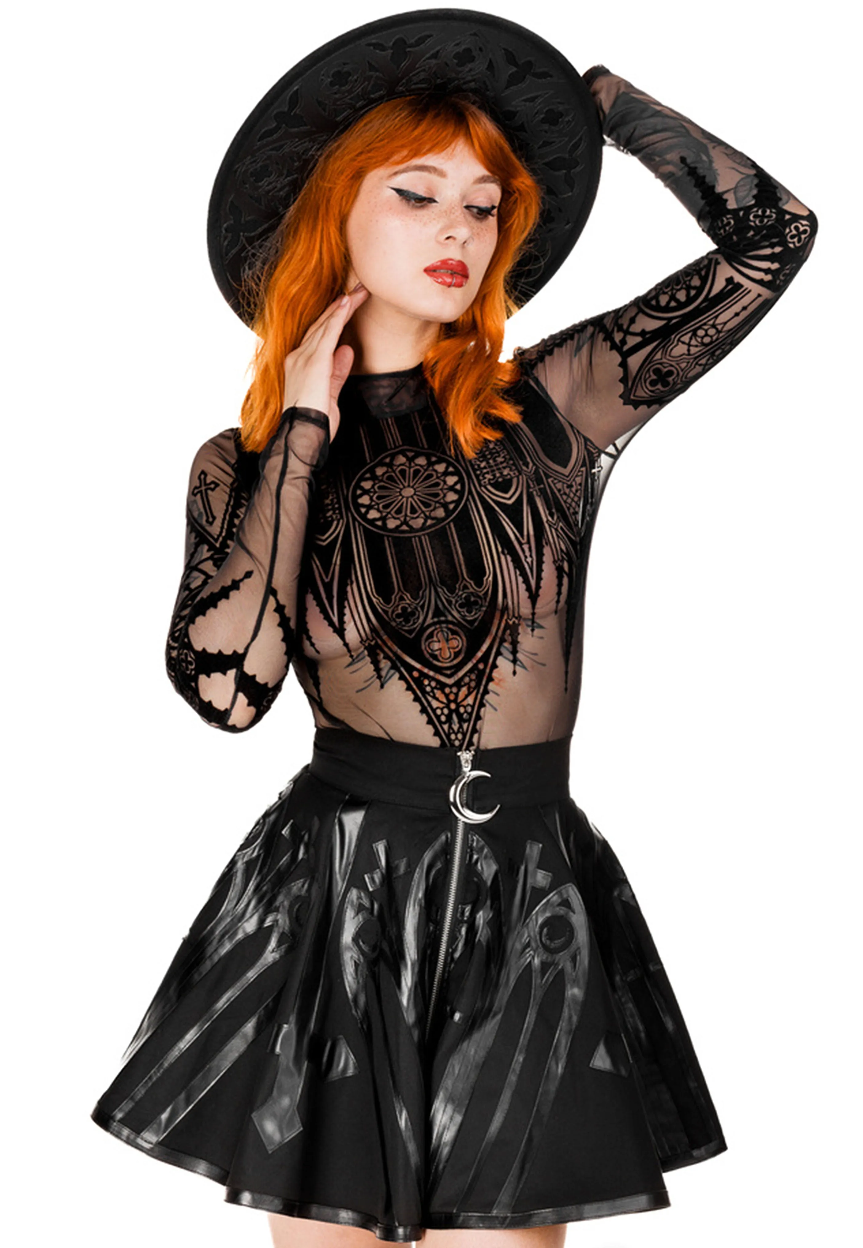 Restyle - Inverted Cathedral Mesh Black - Body