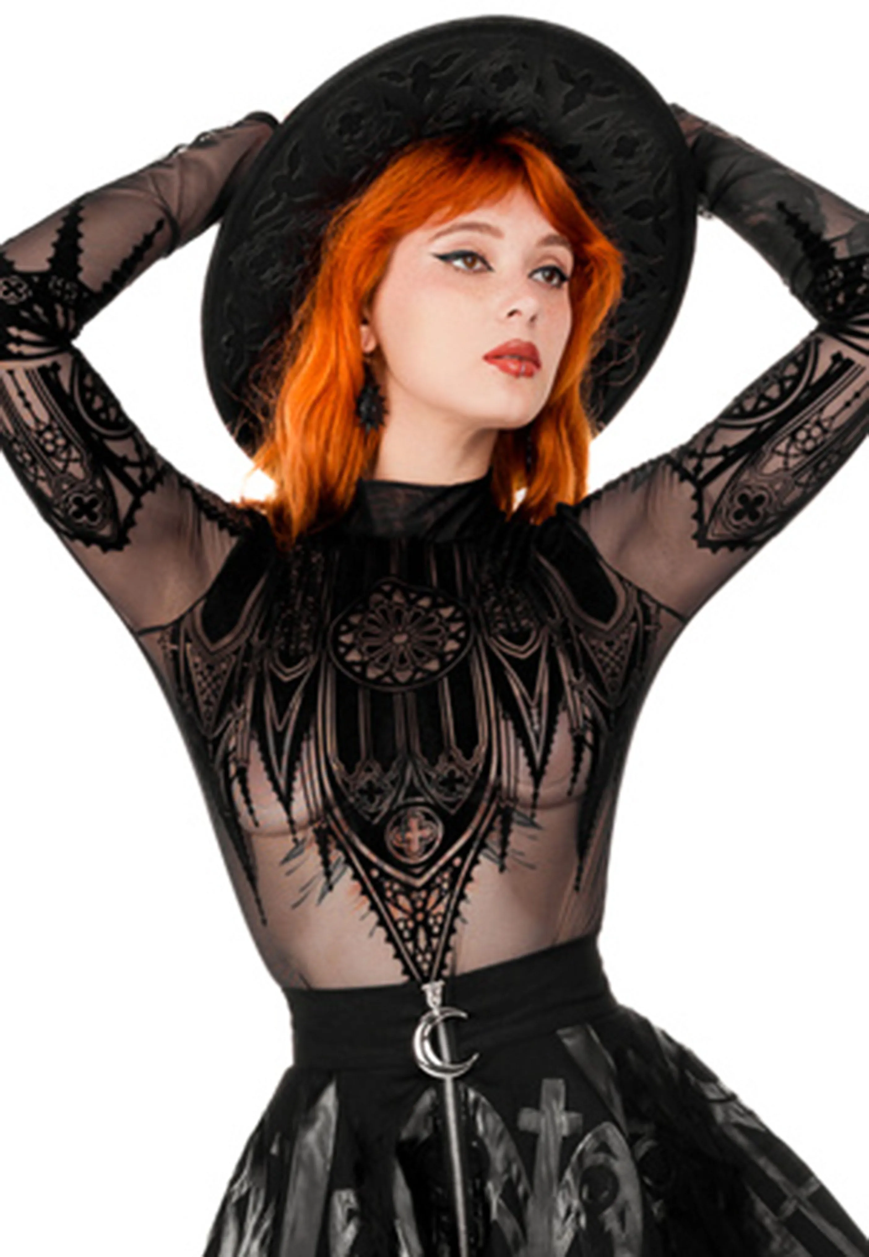 Restyle - Inverted Cathedral Mesh Black - Body