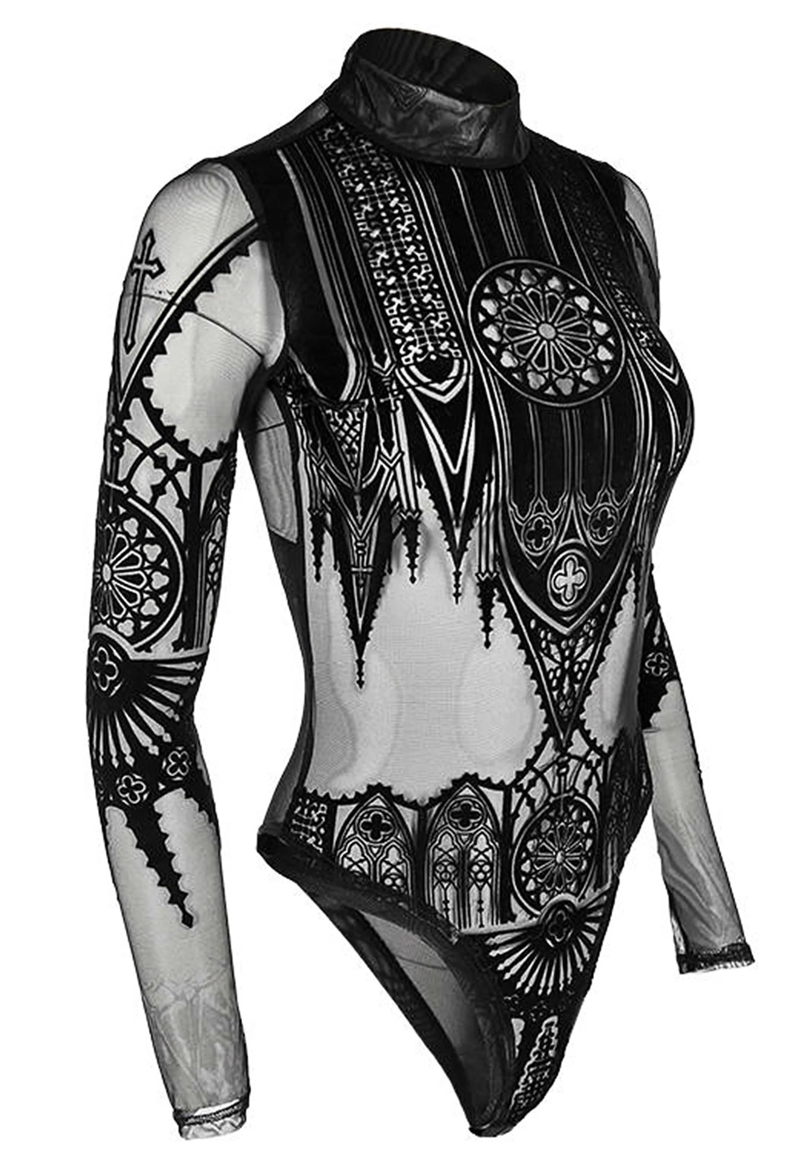 Restyle - Inverted Cathedral Mesh Black - Body