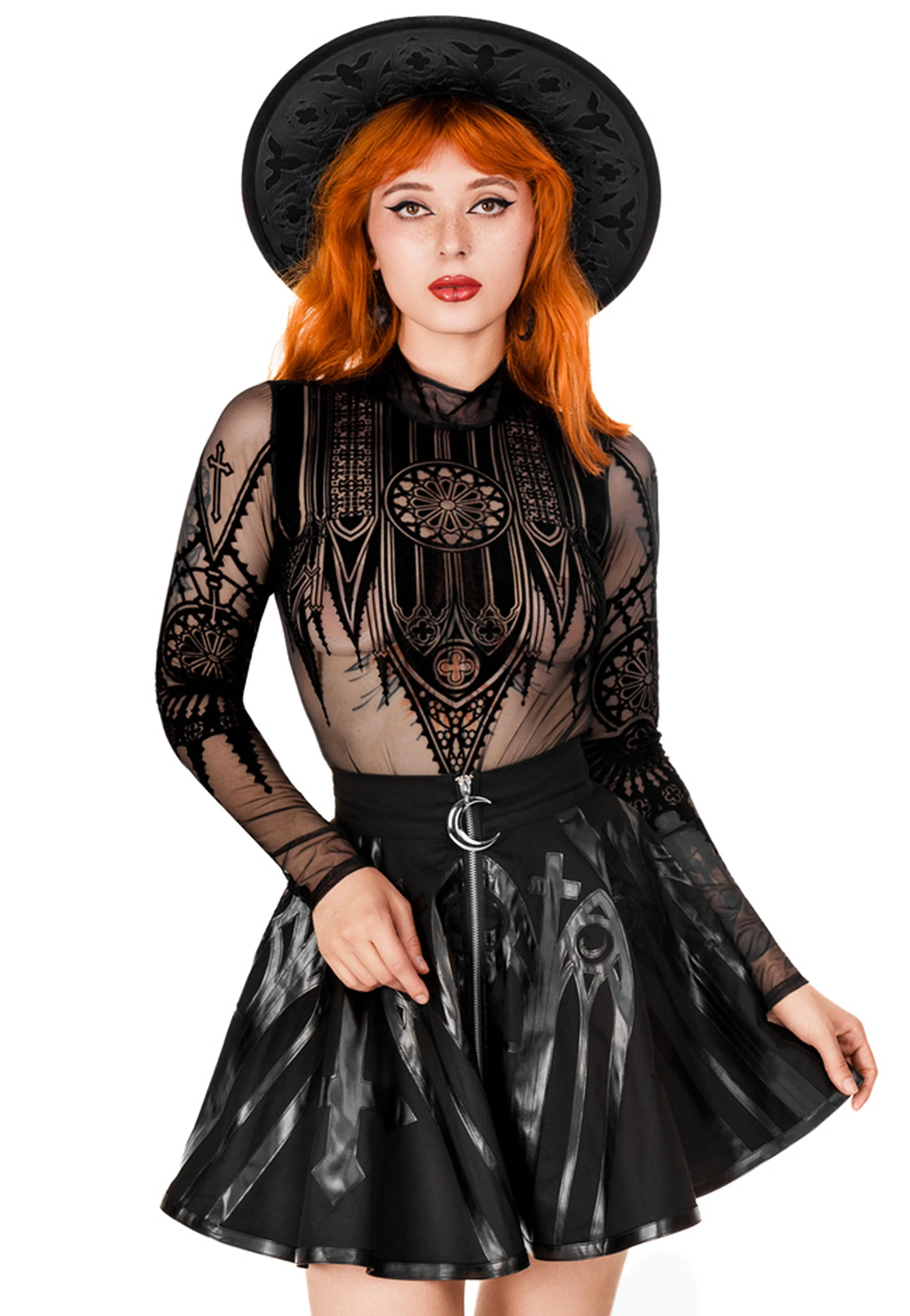 Restyle - Inverted Cathedral Mesh Black - Body