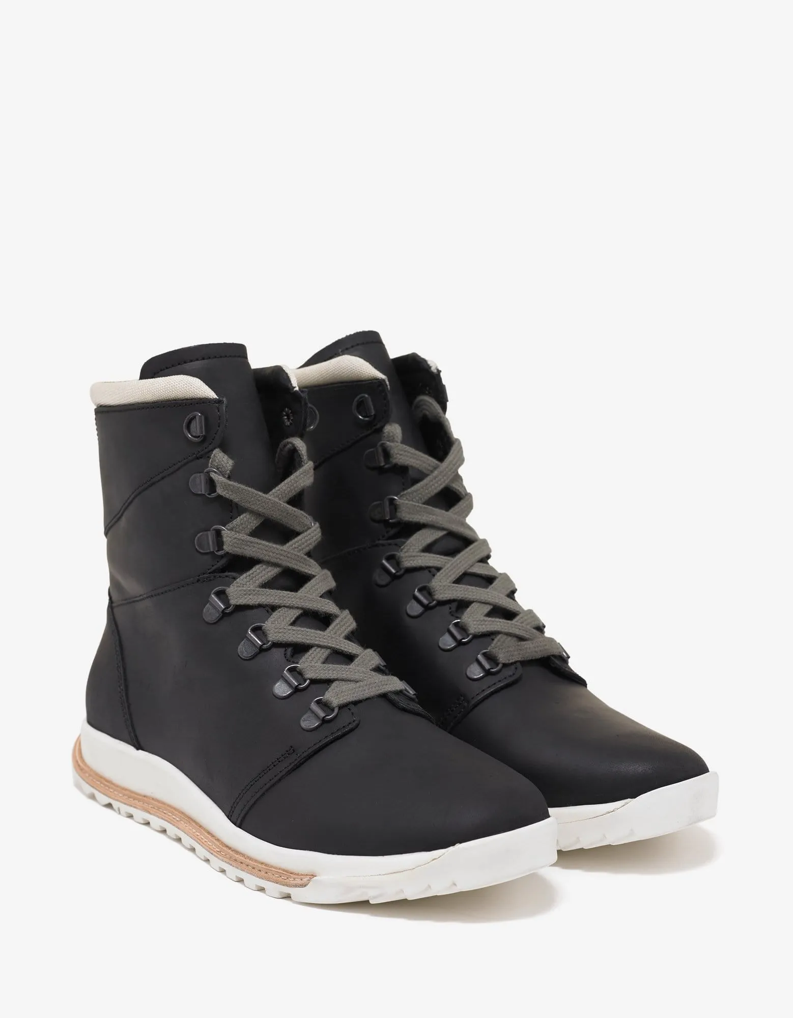 Rick Owens Lace Up Dirt Grafton Black Boots