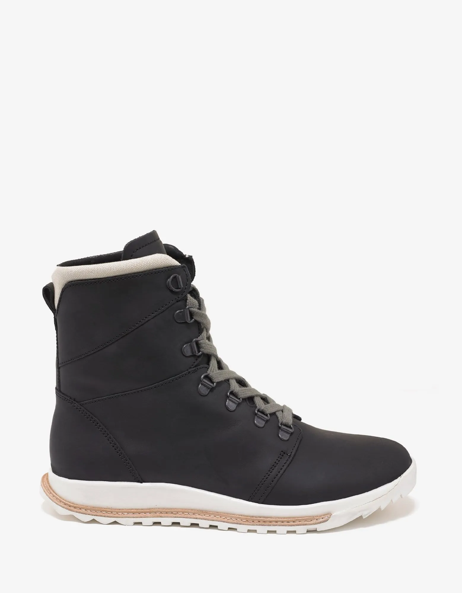 Rick Owens Lace Up Dirt Grafton Black Boots