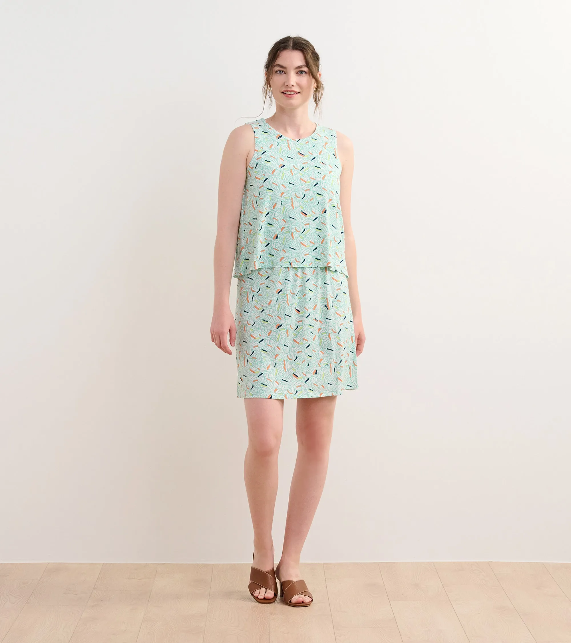Roberta Dress - Organic Leaves -Hatley