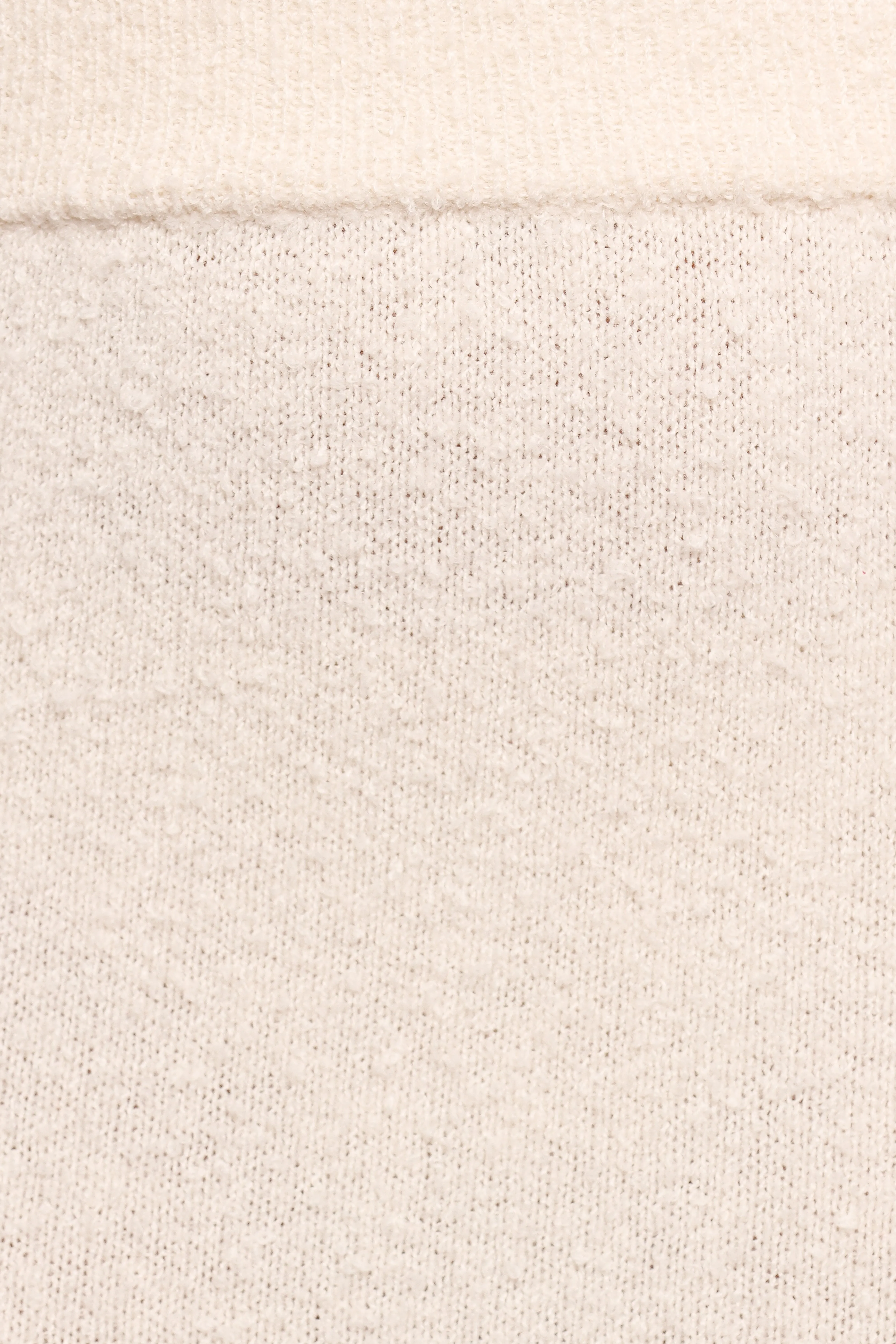 Rowee Boucle Knit Midi Skirt - White