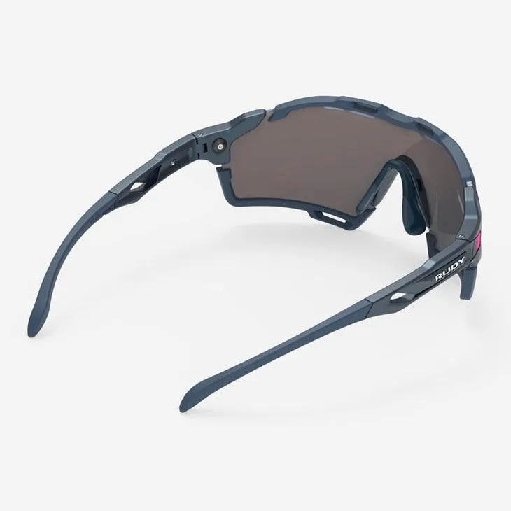 Rudy Cutline sunglasses - Cosmic Blue Matte Multilaser Ice