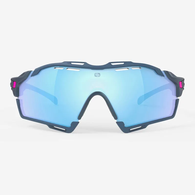 Rudy Cutline sunglasses - Cosmic Blue Matte Multilaser Ice