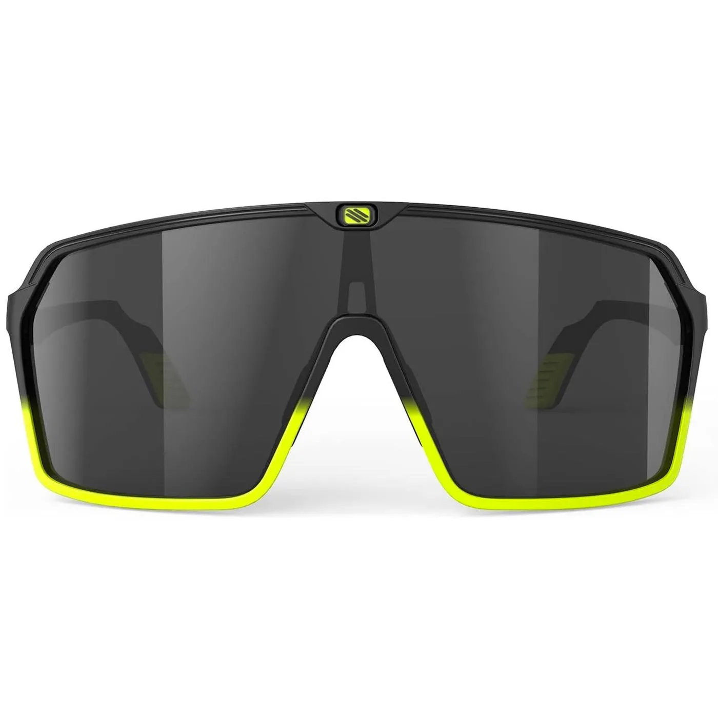 Rudy Spinshield sunglasses - Black fade yellow fluo smoke