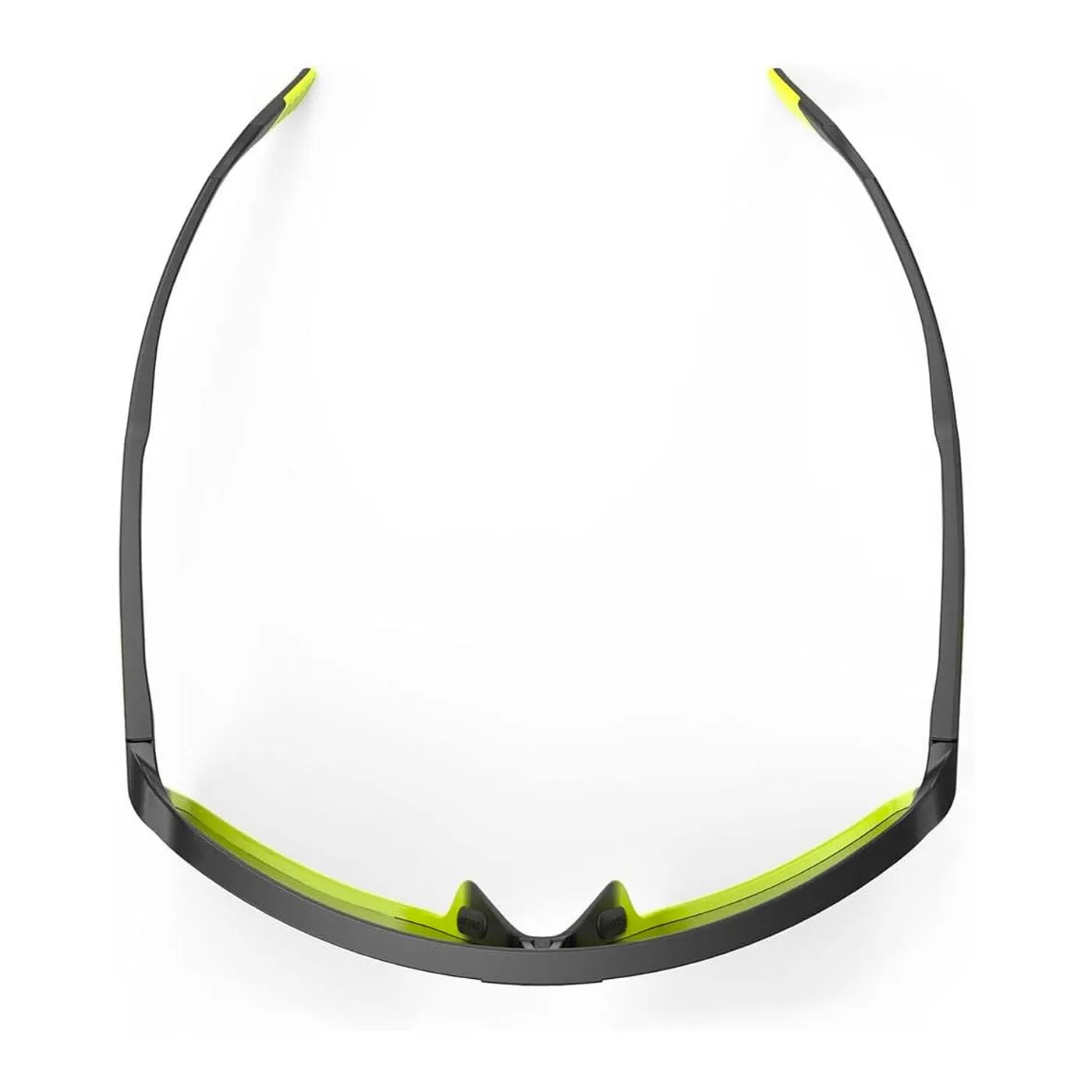 Rudy Spinshield sunglasses - Black fade yellow fluo smoke