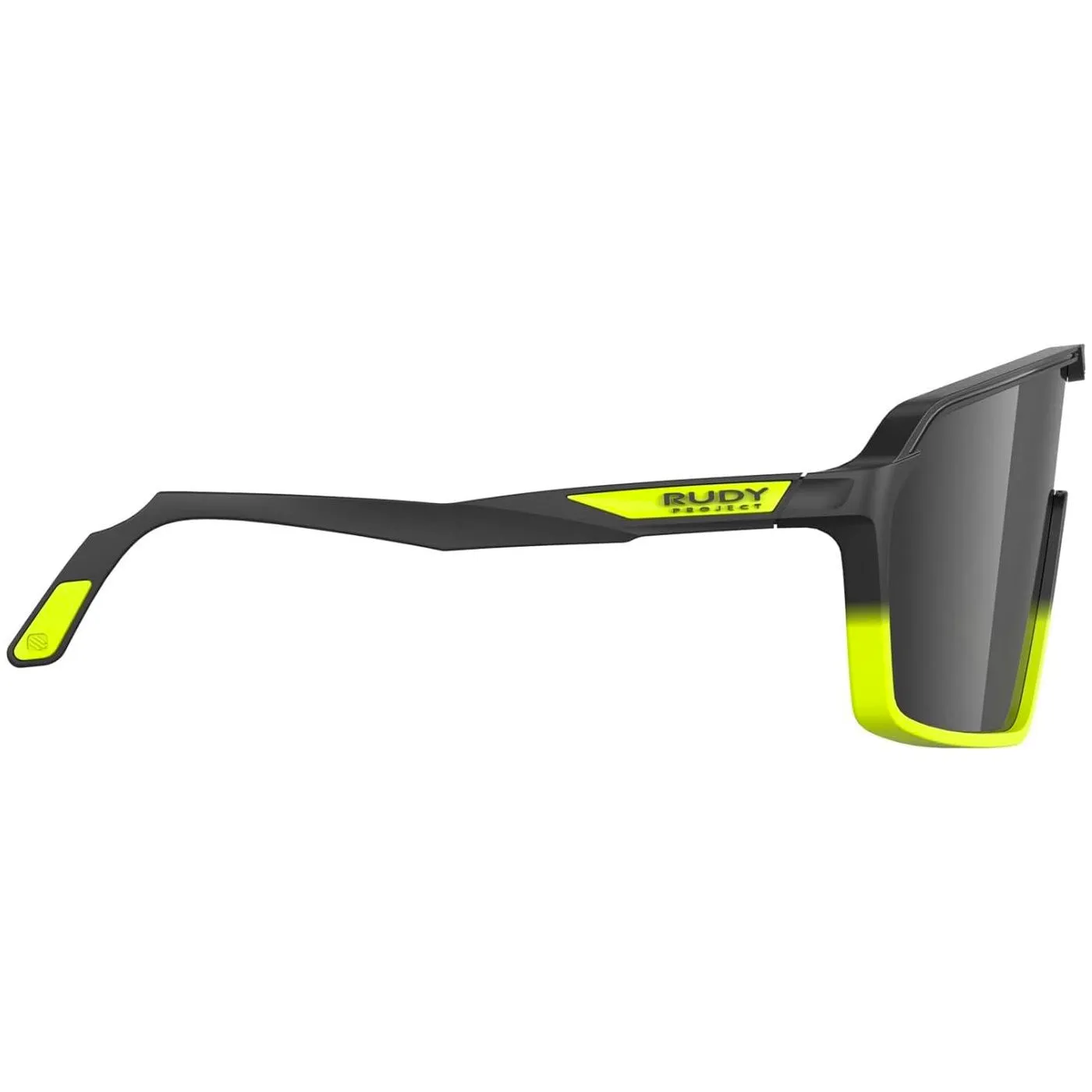 Rudy Spinshield sunglasses - Black fade yellow fluo smoke