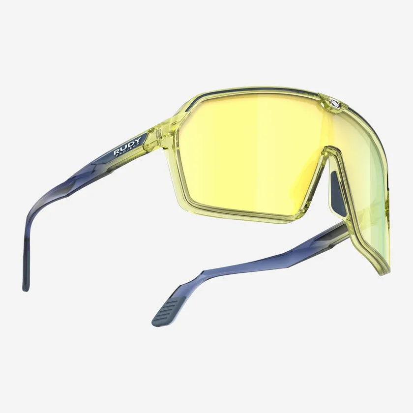 Rudy Spinshield sunglasses - Crystal Apple Fade Avio Multilaser Yellow