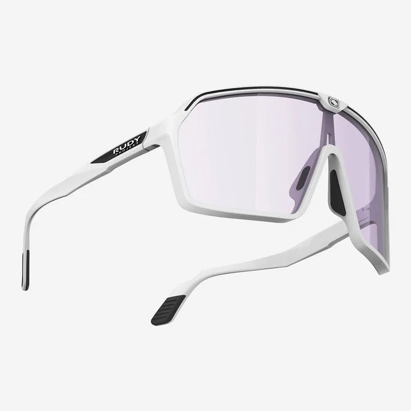 Rudy Spinshield sunglasses - White Matte ImpactX2 Laser Purple