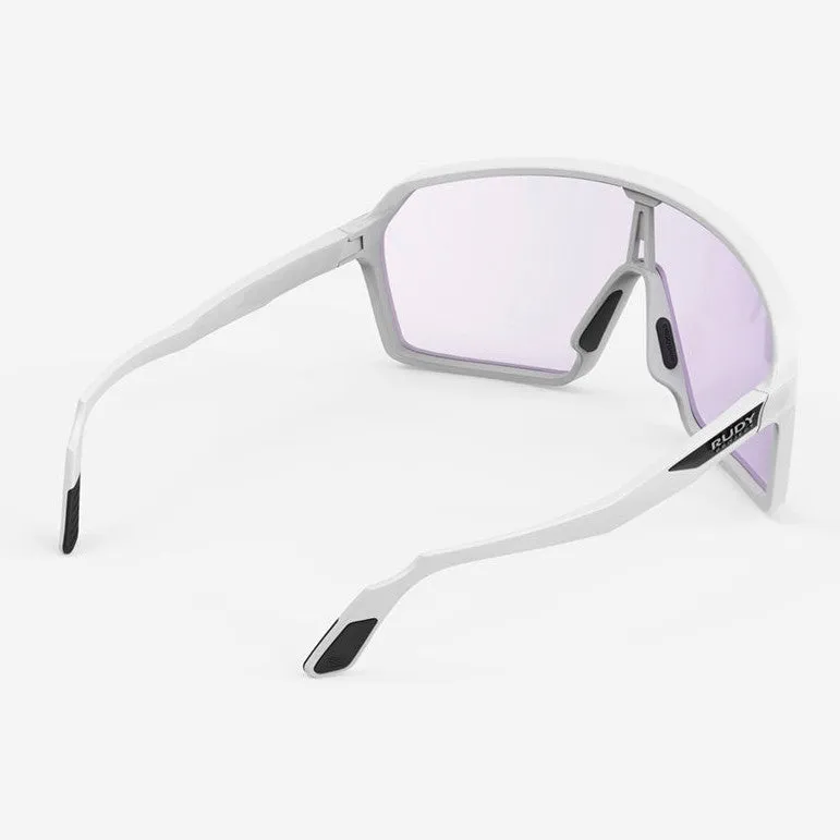 Rudy Spinshield sunglasses - White Matte ImpactX2 Laser Purple