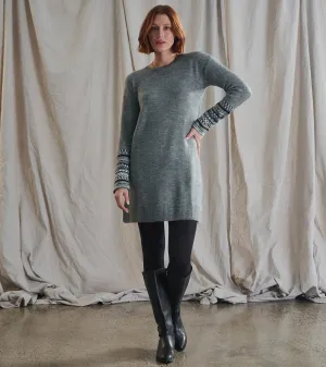 Sadie Sweater Dress - Charcoal Heather -Hatley